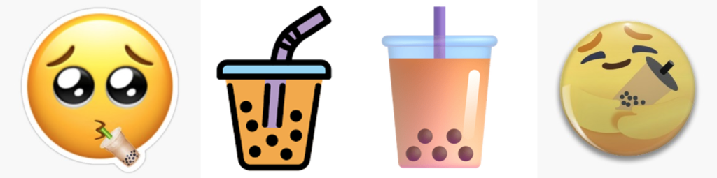 Bubble Tea Boba Tea Emojis