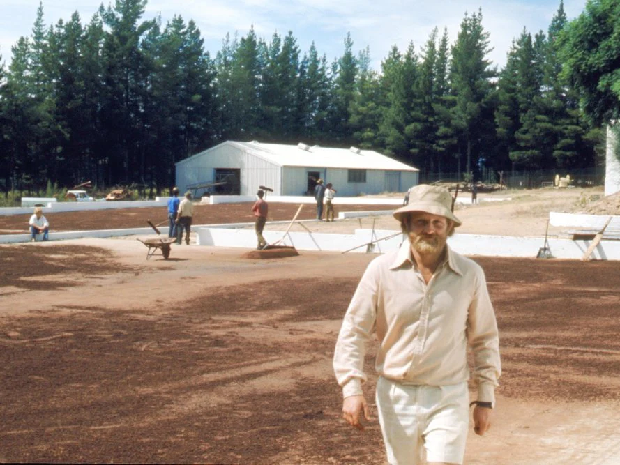 Bruce Ginsberg making rooibos tea in the 1970s