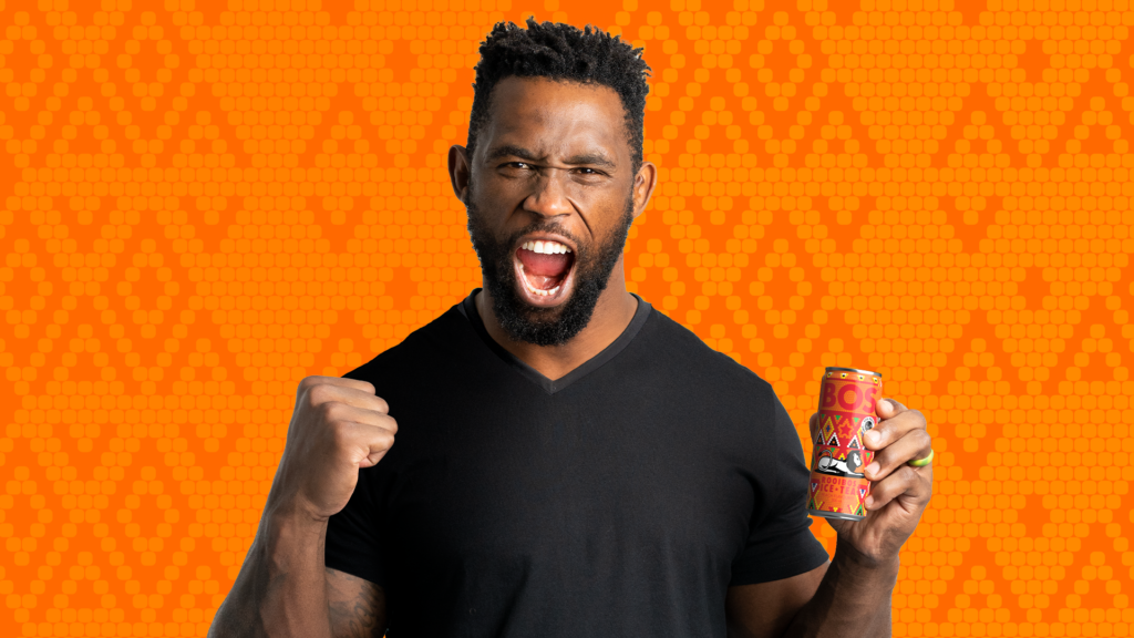 Siya Kolisi limited edition BOS ice tea