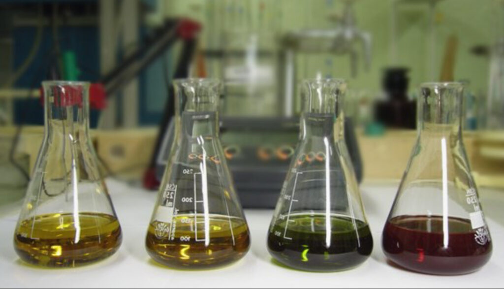 Rooibos extract in laboratory