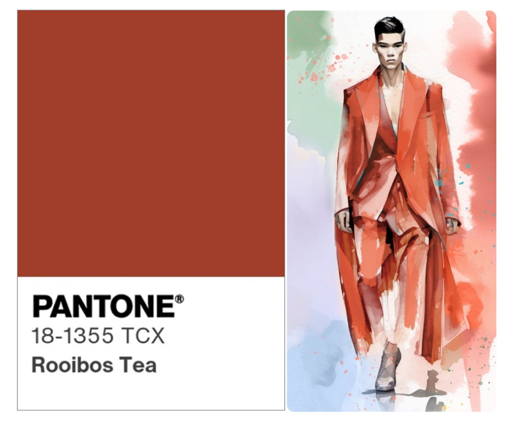 Rooibos Pantone colour New York Fashion Week Spring 2024