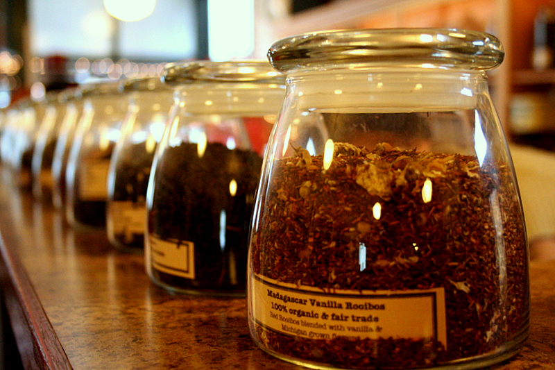 Examples of rooibos in retail environment