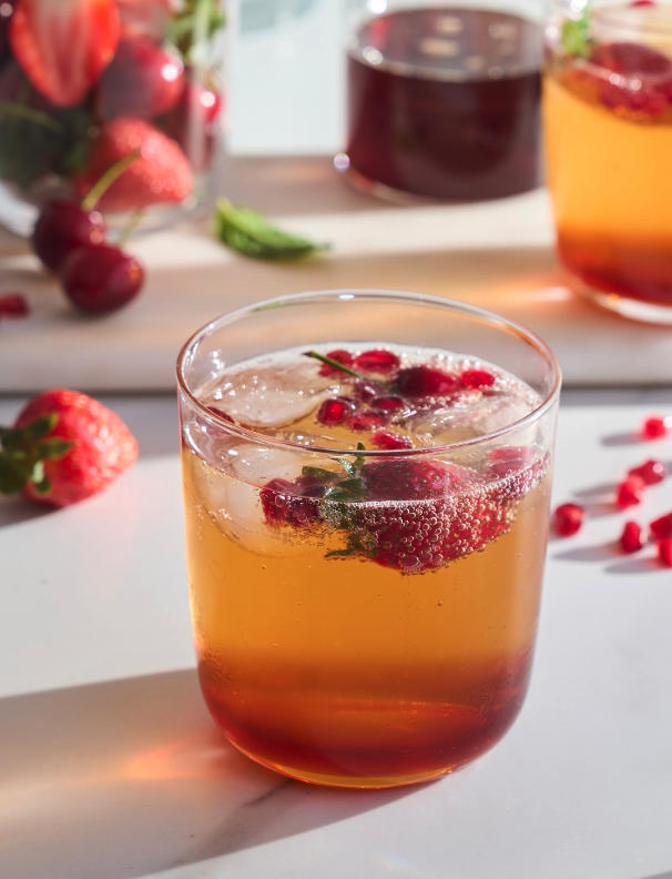 Rooibos red mocktail