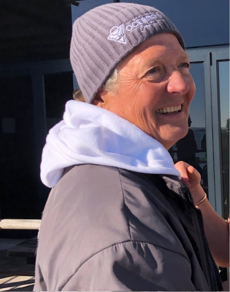 Karen Kennedy swim to and from Robben Island